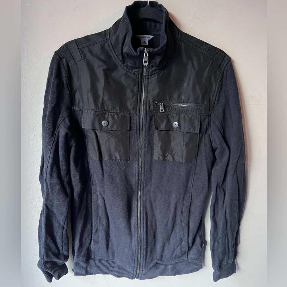Calvin Klein Navy/Black Jacket Size Small